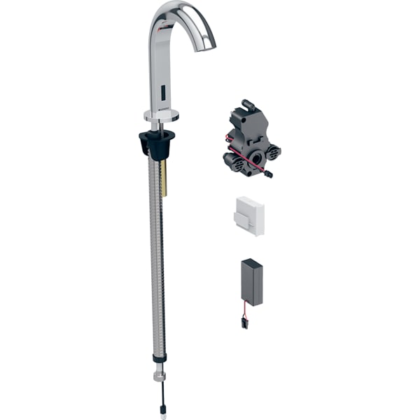 keramag Geberit Piave washbasin tap deck-mounted battery operation for concealed function box