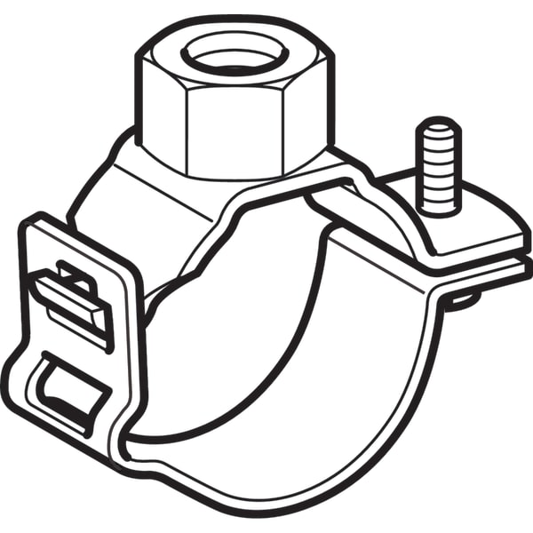 Keramag Geberit Pipe Bracket With Threaded Socket G 1/2" Adjustable