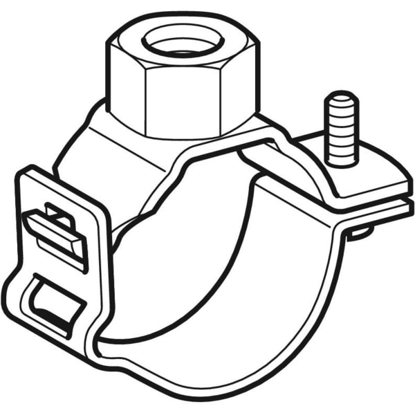 Keramag Geberit Pipe Bracket With Threaded Socket G 3/4" Adjustable