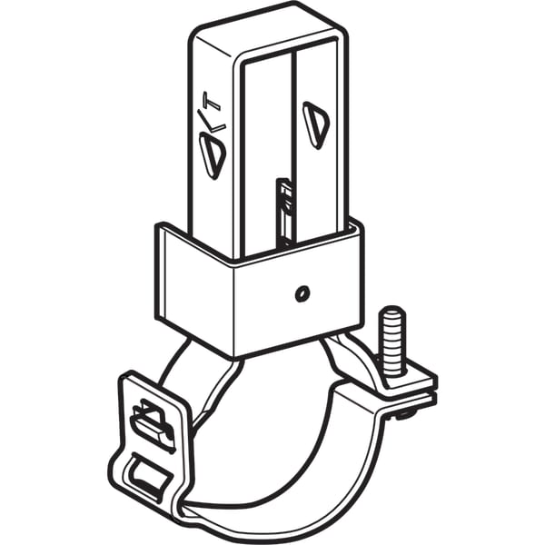 Keramag Geberit Pluvia Pipe Bracket Adjustable With Securing Clamp