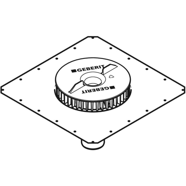 Keramag Geberit Pluvia Roof Outlet With Contact Sheet