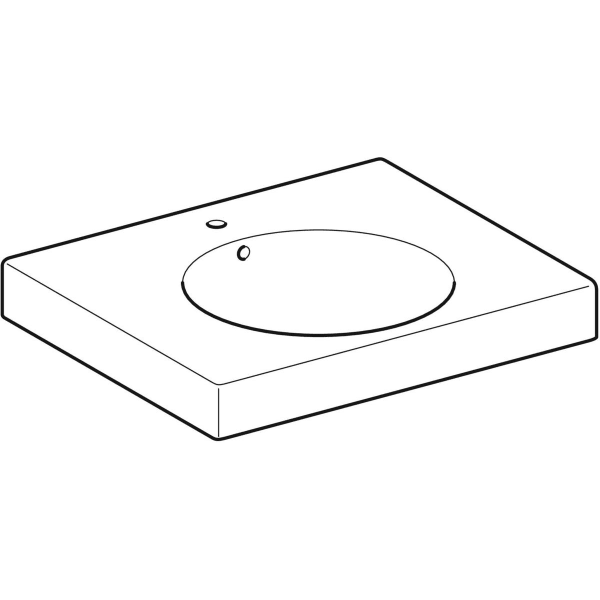 Keramag Geberit Preciosa II Washbasin With Shelf Surface