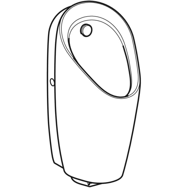 Keramag Geberit Preda Urinal For Integrated Control