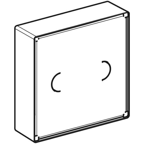 Keramag Geberit Protection Cover For Cover Plate Surface Even For Concealed Function Box