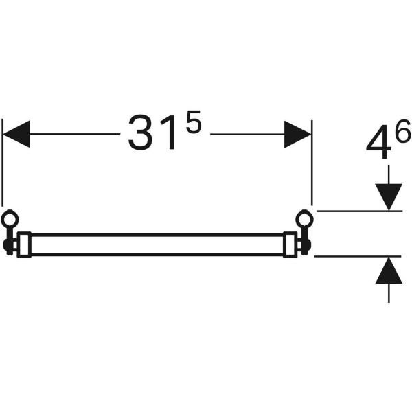 Keramag Geberit Publica Hinged Grating With Buffers