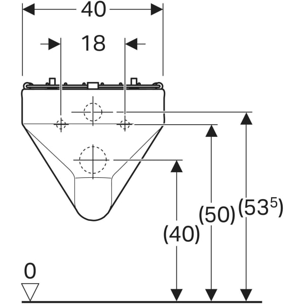 Keramag Geberit Publica Slop Hopper With Hinged Grating