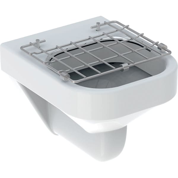 keramag Geberit Publica slop hopper with hinged grating
