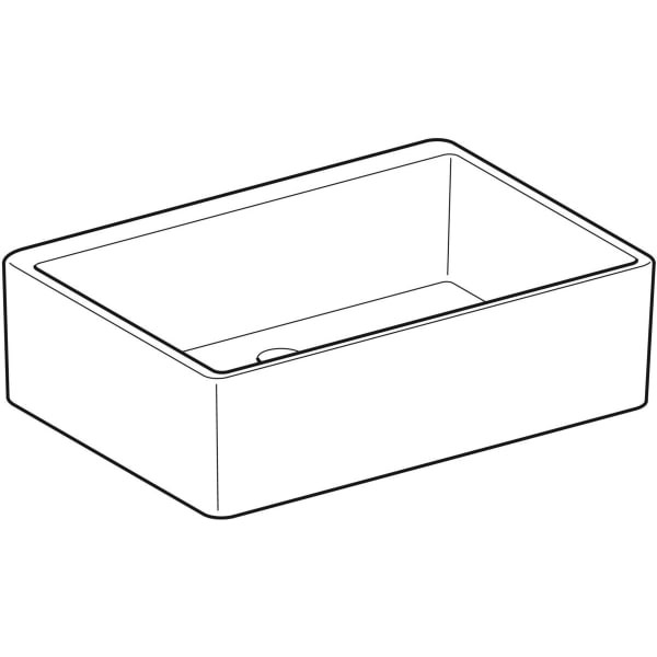 Keramag Geberit Publica Utility Sink Without Overflow Height 20 Cm