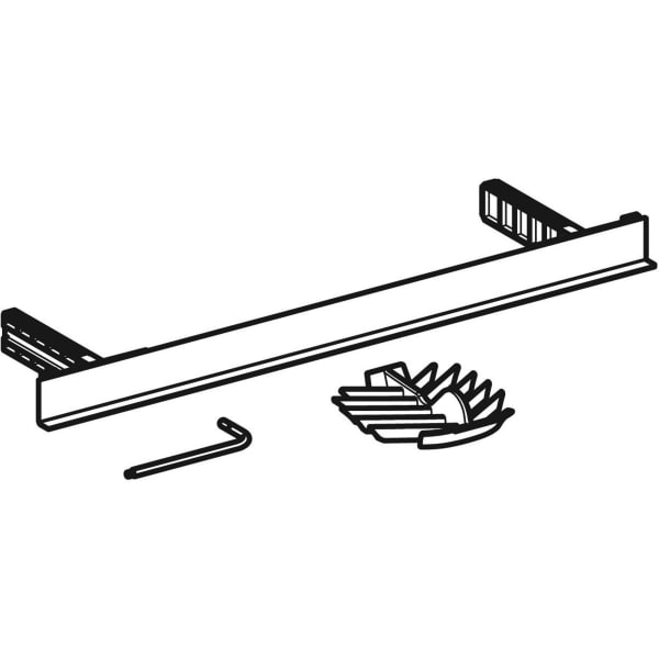 Keramag Geberit Ready-to-fit Set For CleanWall Wall Drain Tile-bearing Frameless