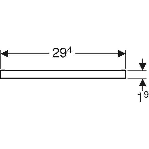 Keramag Geberit Ready-to-fit Set For CleanWall Wall Drain Tile-bearing Frameless