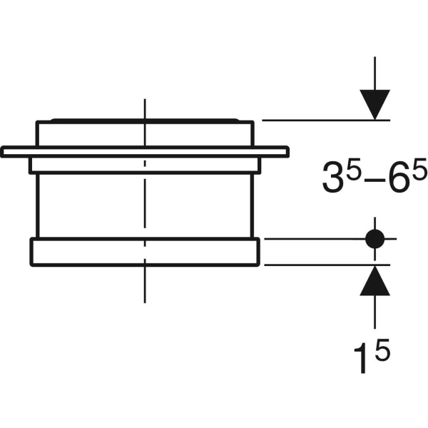 Keramag Geberit Ready-to-fit Set For Collector Drain