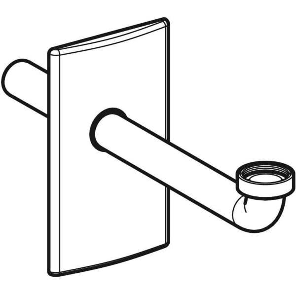 Keramag Geberit Ready-to-fit Set For Washbasin With Concealed Trap