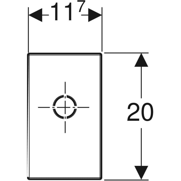 Keramag Geberit Ready-to-fit Set For Washbasin With Concealed Trap