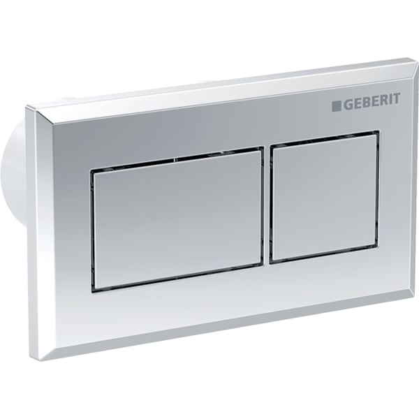 keramag Geberit remote pneumatic flush actuation for dual flush for Sigma concealed cistern 8 cm concealed actuator