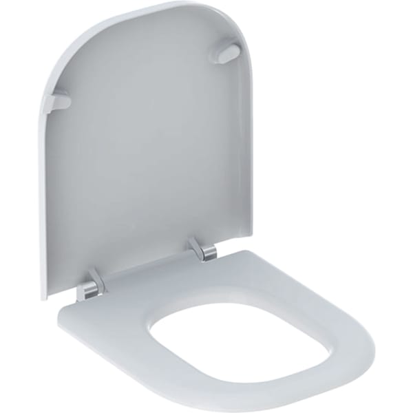 keramag Geberit Selnova Comfort Square WC seat barrier-free antibacterial fastening from below