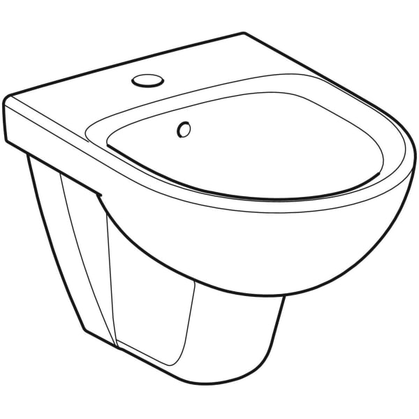 Keramag Geberit Selnova Compact Wall-hung Bidet Small Projection