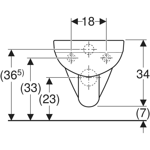 Keramag Geberit Selnova Compact Wall-hung WC Washdown Small Projection Square Design