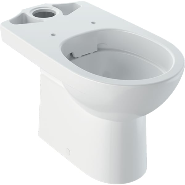 keramag Geberit Selnova floor-standing WC for close-coupled exposed cistern washdown horizontal outlet semi-shrouded Rimfree