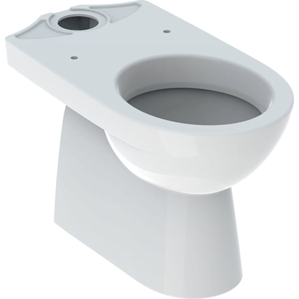 keramag Geberit Selnova floor-standing WC for close-coupled exposed cistern washdown vertical outlet semi-shrouded