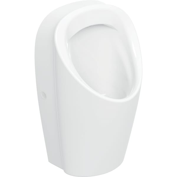 keramag Geberit Selnova L urinal inlet from the rear outlet to the rear or downwards