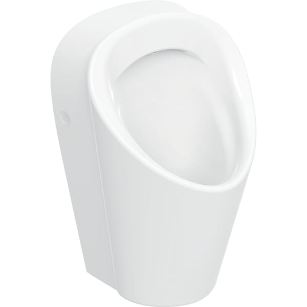 keramag Geberit Selnova M urinal inlet from the rear outlet to the rear or downwards