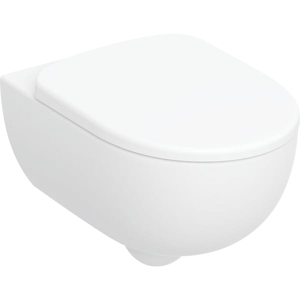 keramag Geberit Selnova set of wall-hung WC Premium washdown shrouded Rimfree with WC seat