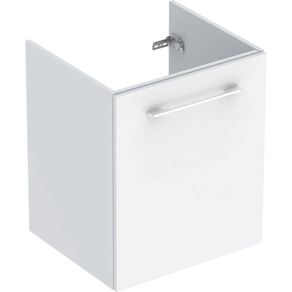 keramag Geberit Selnova Square cabinet for vanity basin slim rim with one door