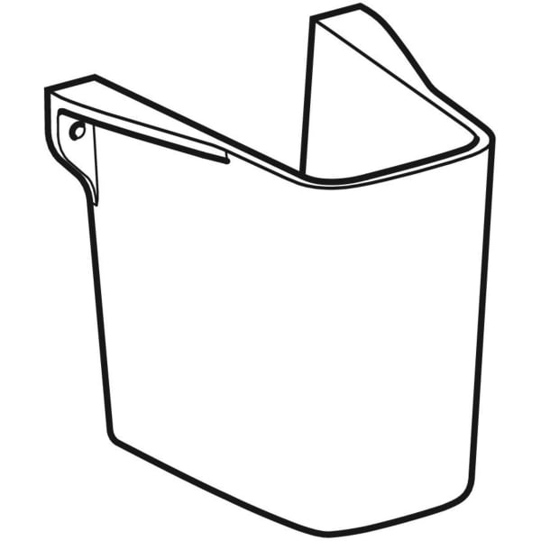 Keramag Geberit Selnova Square Half Pedestal For Handrinse Basin