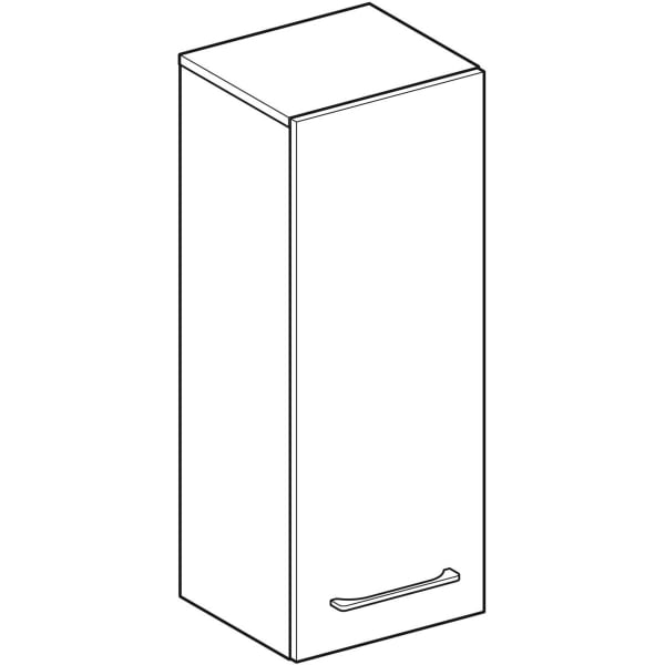 Keramag Geberit Selnova Square Medium Cabinet With One Door