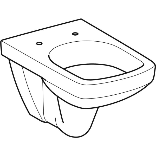 Keramag Geberit Selnova Square Wall-hung WC Washdown