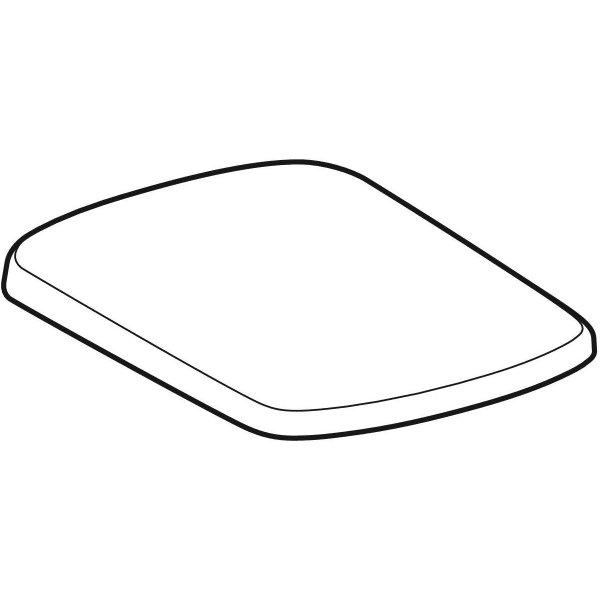 Keramag Geberit Selnova Square WC Seat Fastening From Below