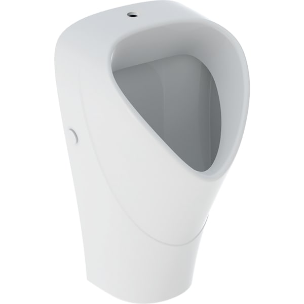 keramag Geberit Selnova urinal trigonal inlet from the top outlet to the rear or downwards