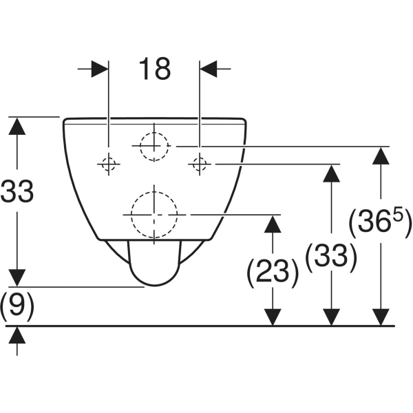 Keramag Geberit Selnova Wall-hung WC Premium Washdown Shrouded Rimfree