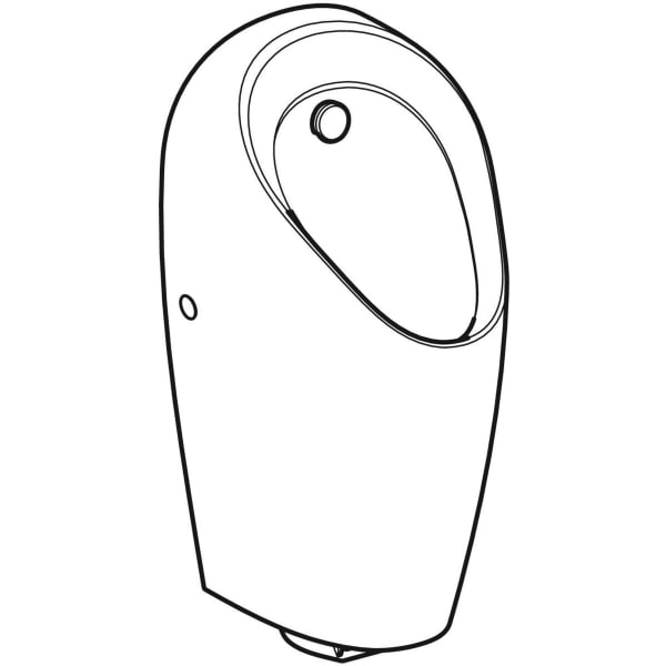 Keramag Geberit Selva Urinal For Integrated Control