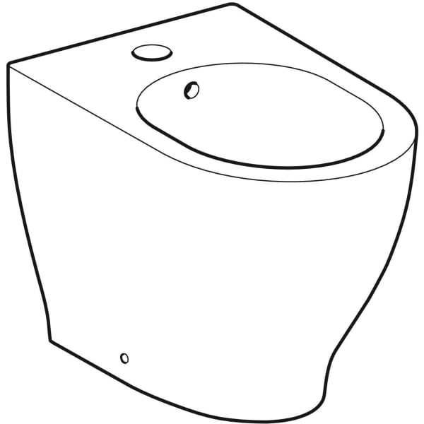 Keramag Geberit Senya Floor-standing Bidet Back-to-wall Shrouded