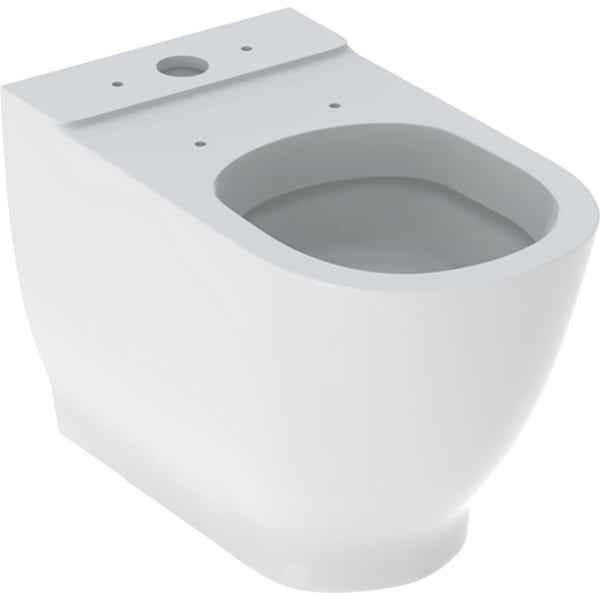 keramag Geberit Senya floor-standing WC for close-coupled exposed cistern washdown shrouded