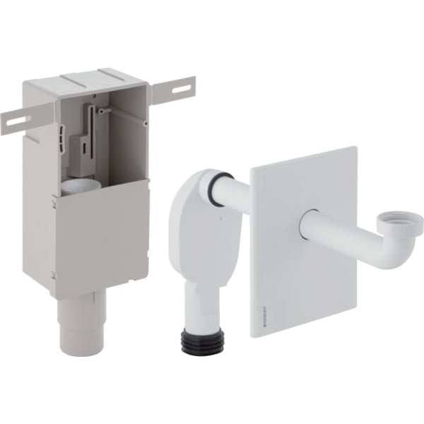 keramag Geberit set of concealed trap for washbasin horizontal outlet