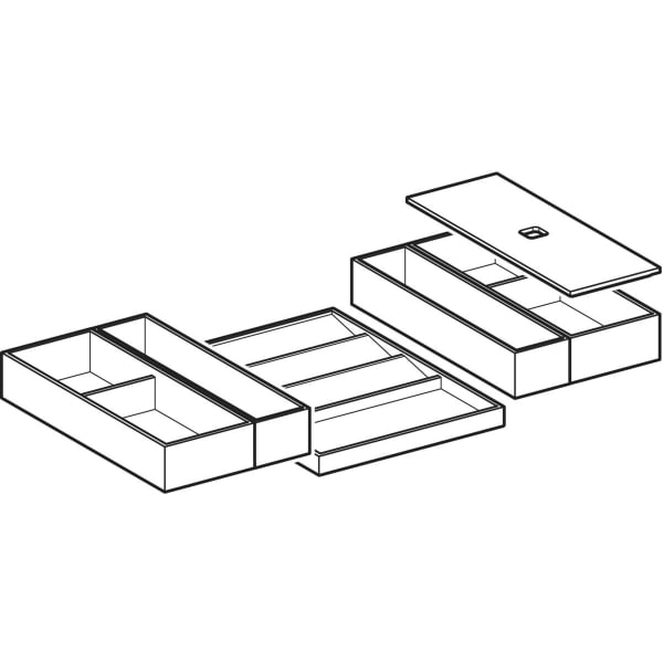 Keramag Geberit Set Of Drawer Inserts For Top Drawer
