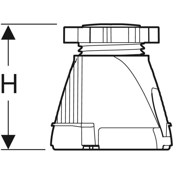 Keramag Geberit Set Of Feet For Shower Tray Measuring Over 160 Cm In Length