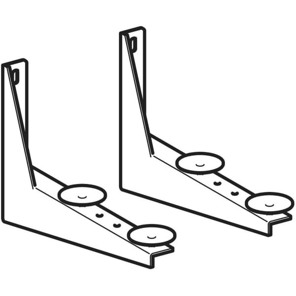Keramag Geberit Set Of Mounting Brackets For Play And Washspace For Two Washbasin Taps