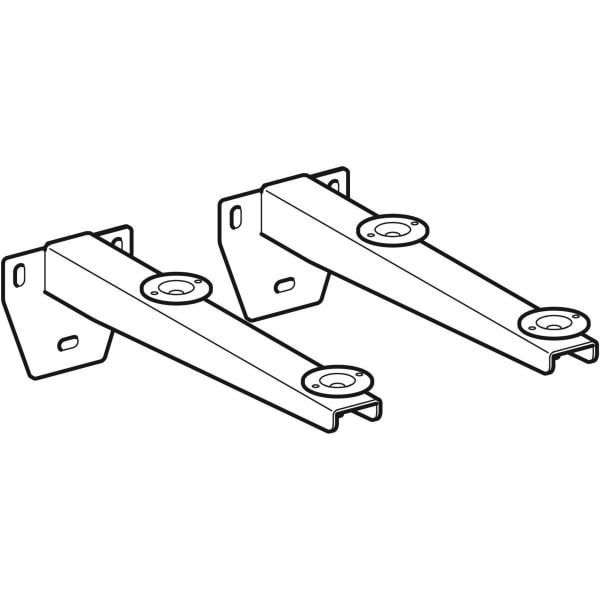 Keramag Geberit Set Of Mounting Brackets For Utility Sink