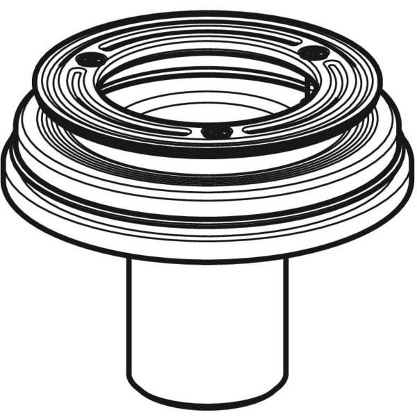 Keramag Geberit Shower Drain D90 For Cross-floor Installation Without Trap