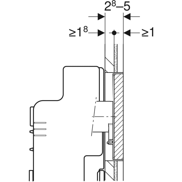 Keramag Geberit Sigma Cover Plate Surface-even With Sight Frame