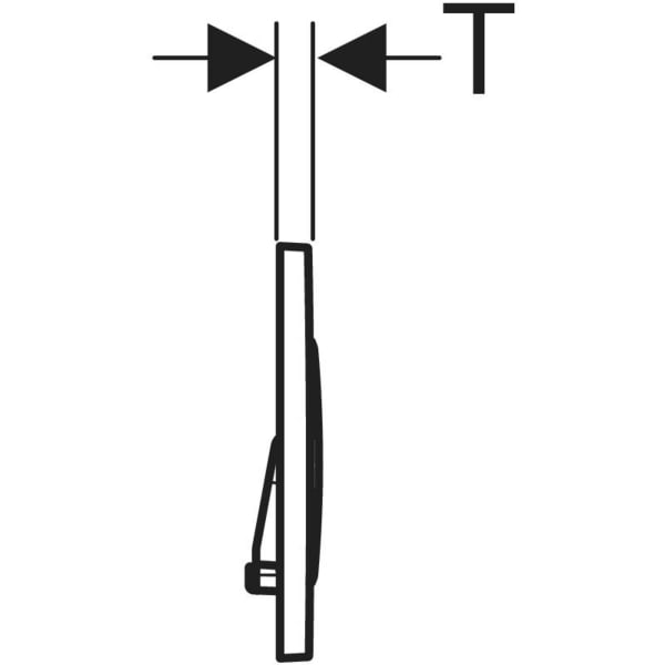 Keramag Geberit Sigma20 Actuator Plate Round Dual Flush
