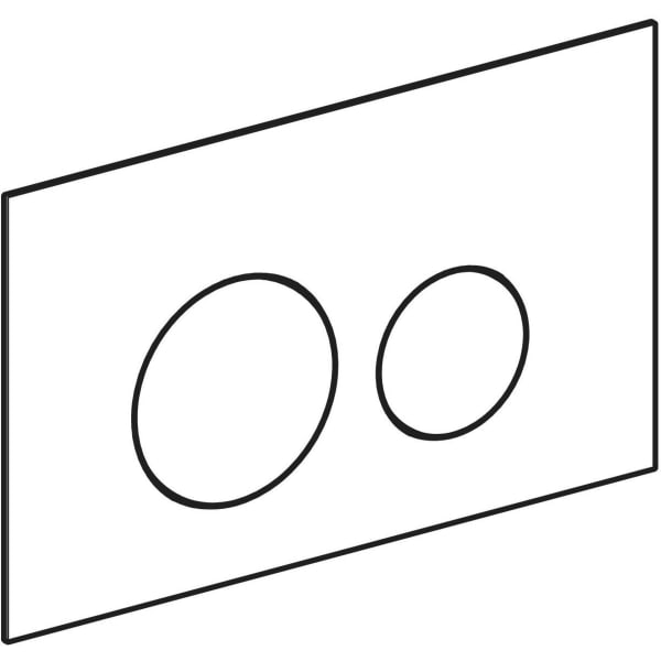 Keramag Geberit Sigma40 Actuator Plate Round Dual Flush