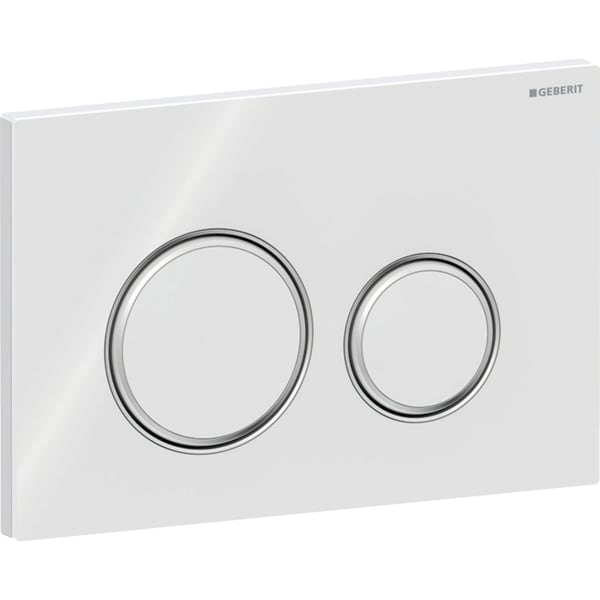 keramag Geberit Sigma50 actuator plate round dual flush metal colour chrome-plated