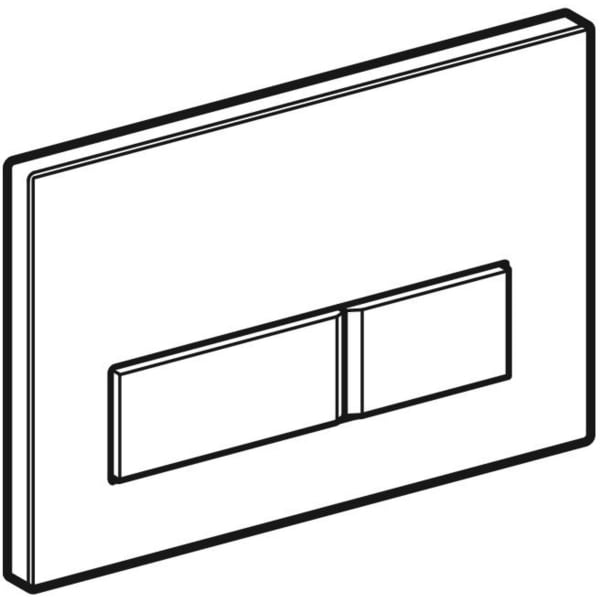 Keramag Geberit Sigma50 Actuator Plate Square Dual Flush Customised