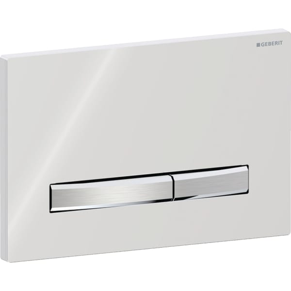 keramag Geberit Sigma50 actuator plate square dual flush metal colour chrome-plated