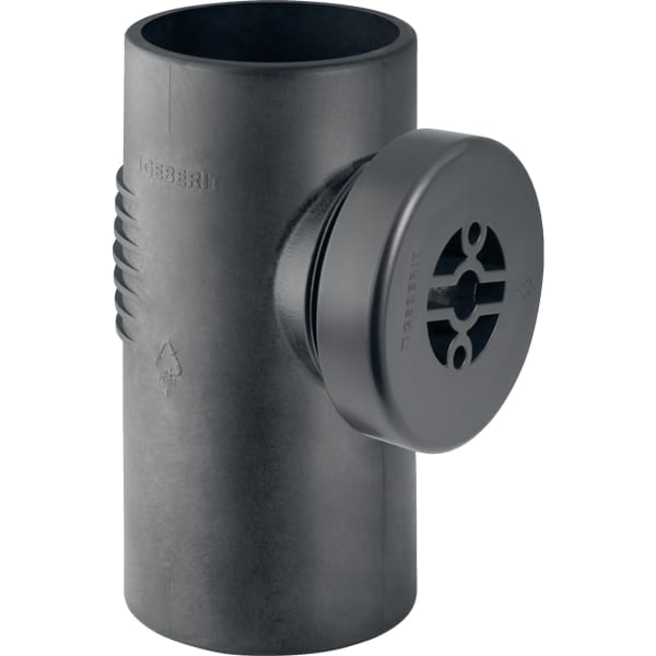 keramag Geberit Silent-db20 access pipe 90° with round service opening