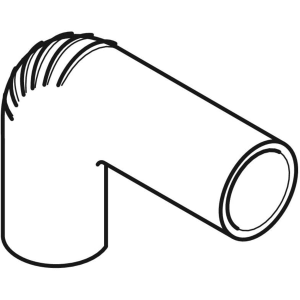 Keramag Geberit Silent-db20 Connection Bend 90° Extended